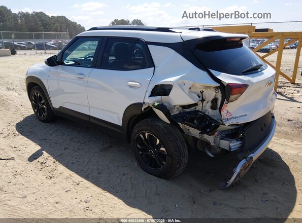 KL79MPSL2NB058809 2022 CHEVROLET TRAILBLAZER White Trasero izquierdo
