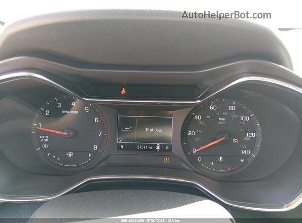 KL79MPSL2NB058809 2022 CHEVROLET TRAILBLAZER White Vista de los asientos traseros