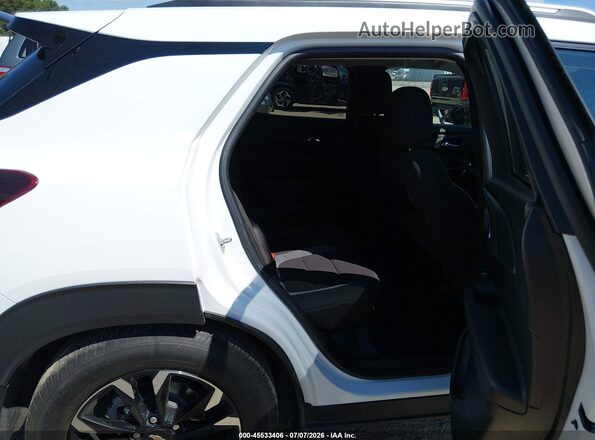 KL79MPSL2NB058809 2022 CHEVROLET TRAILBLAZER White Vista de la etiqueta del VIN
