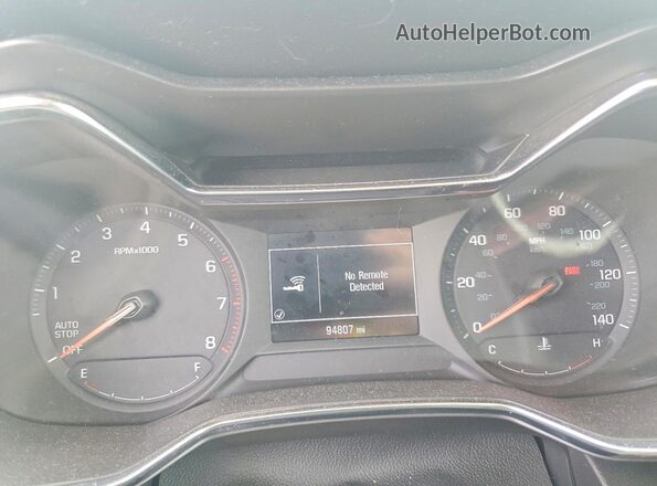 KL79MPSL2PB064631 2023 CHEVROLET TRAILBLAZER Silver ხელსაწყოთა პანელის ხედი