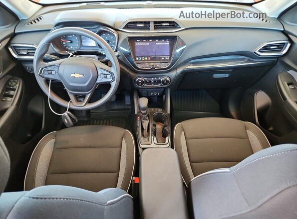 KL79MPSL2PB127002 2023 CHEVROLET TRAILBLAZER Orange Вид панелі приладів