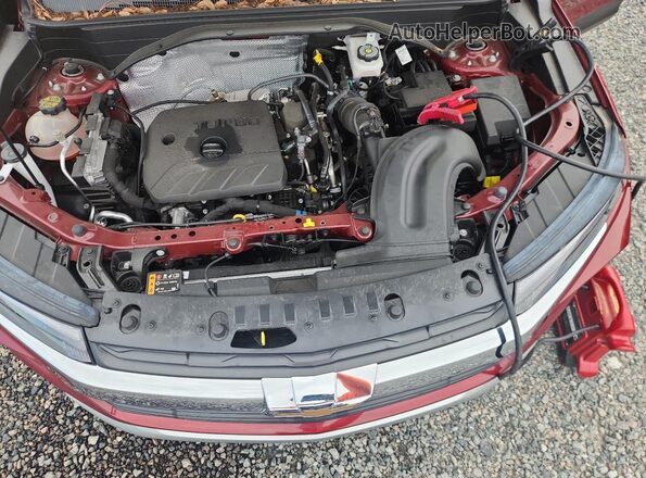 KL79MPSL2RB216460 2024 CHEVROLET TRAILBLAZER Burgundy Engine compartment view
