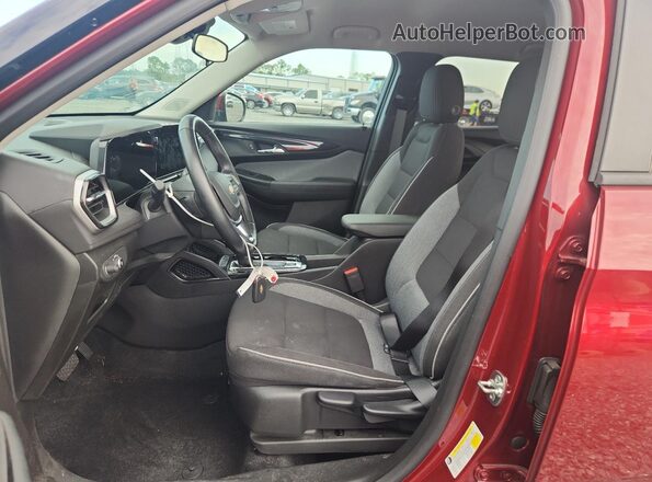 KL79MPSL2RB216460 2024 CHEVROLET TRAILBLAZER Burgundy Front interior view