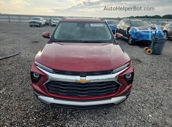 KL79MPSL2RB216460 2024 CHEVROLET TRAILBLAZER Burgundy Front view