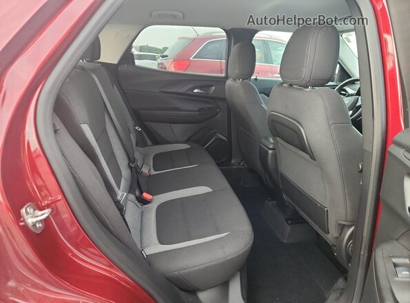 KL79MPSL2RB216460 2024 CHEVROLET TRAILBLAZER Burgundy Rear interior view