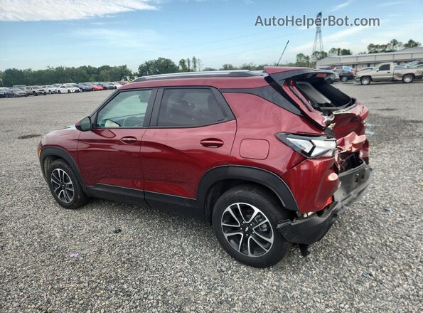 KL79MPSL2RB216460 2024 CHEVROLET TRAILBLAZER Burgundy Rear left