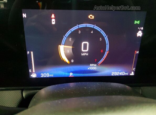 KL79MPSL2SB211569 2025 CHEVROLET TRAILBLAZER Black ხელსაწყოთა პანელის ხედი