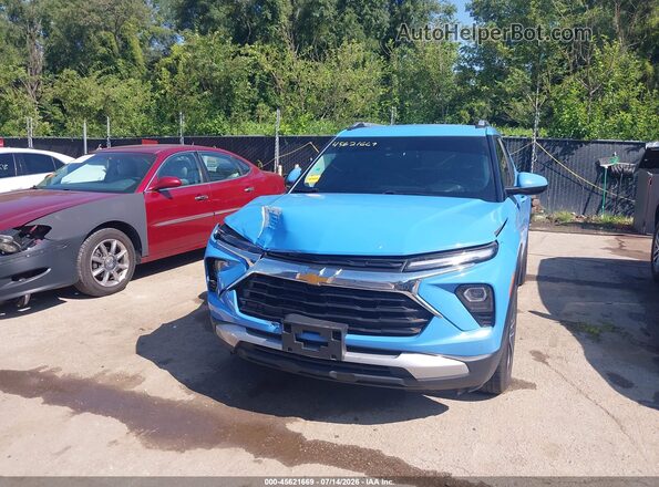 KL79MPSL3RB131580 2024 CHEVROLET TRAILBLAZER Синий Вид щитка приборов