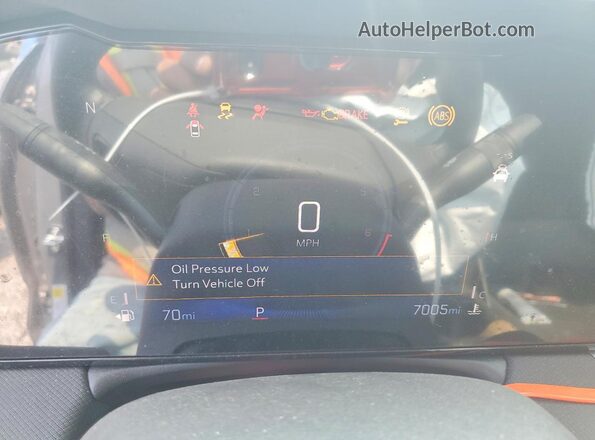 KL79MPSL3TB105570 2026 CHEVROLET TRAILBLAZER Gray Instrument cluster view