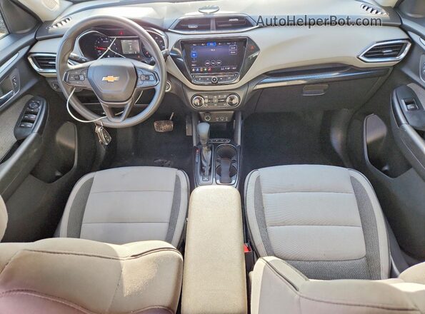 KL79MPSL4MB057708 2021 CHEVROLET TRAILBLAZER Синий Вид панели приборов