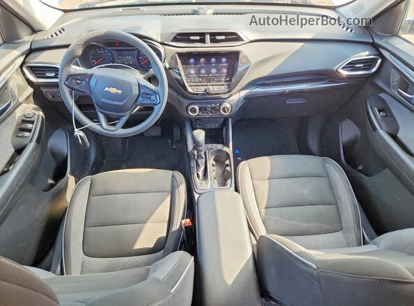 KL79MPSL4NB076955 2022 CHEVROLET TRAILBLAZER White Widok deski rozdzielczej