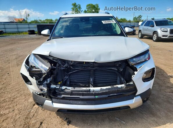 KL79MPSL4NB076955 2022 CHEVROLET TRAILBLAZER White Widok z przodu