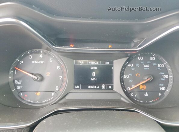 KL79MPSL4PB014412 2023 CHEVROLET TRAILBLAZER White Vista del cuadro de instrumentos
