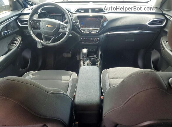 KL79MPSL4PB046406 2023 CHEVROLET TRAILBLAZER Blue Առջևի վահանակի տեսք