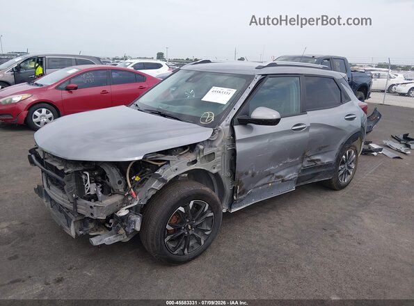 KL79MPSL4PB177965 2023 CHEVROLET TRAILBLAZER Gray Vista tres cuartos delantera izquierda