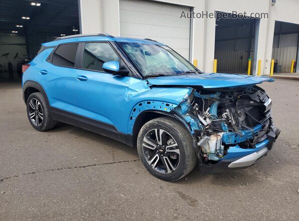 KL79MPSL4SB025077 2025 CHEVROLET TRAILBLAZER Blue Передня права чверть