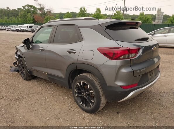 KL79MPSL5NB077399 2022 CHEVROLET TRAILBLAZER Gray Trasero izquierdo