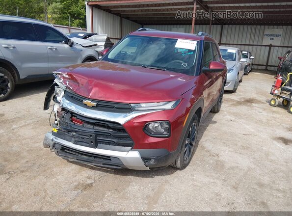 KL79MPSL5NB092842 2022 CHEVROLET TRAILBLAZER Red Przód lewy