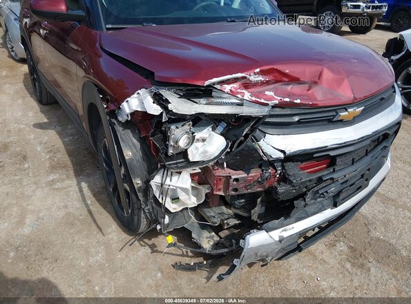 KL79MPSL5NB092842 2022 CHEVROLET TRAILBLAZER Red Widok z przodu