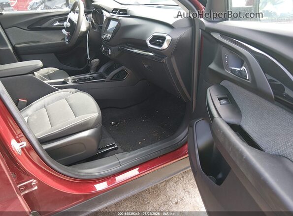 KL79MPSL5NB092842 2022 CHEVROLET TRAILBLAZER Red Widok wnętrza z przodu