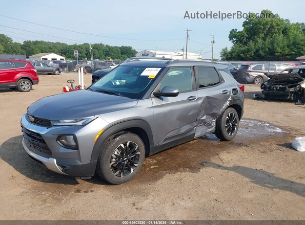 KL79MPSL6MB012589 2021 CHEVROLET TRAILBLAZER Серый Передняя левая четверть