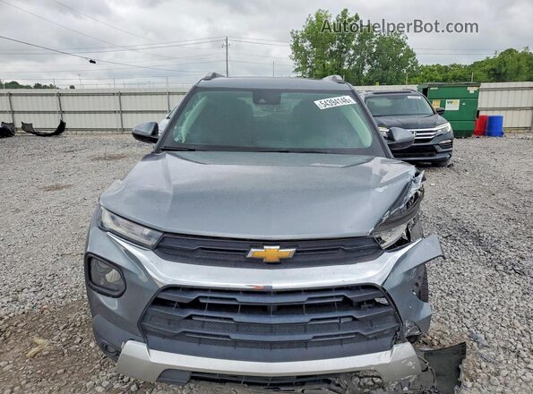 KL79MPSL6MB058777 2021 CHEVROLET TRAILBLAZER Gray Widok z przodu