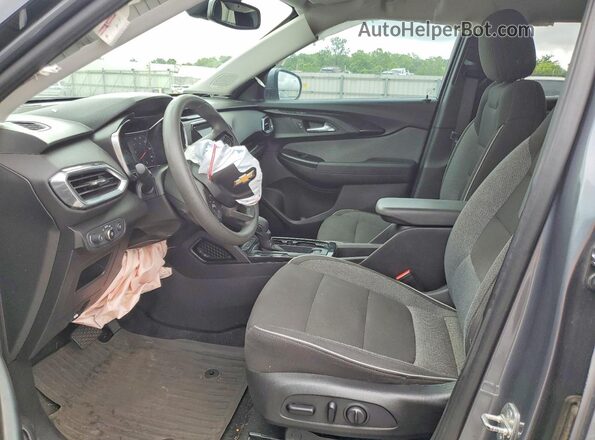 KL79MPSL6MB058777 2021 CHEVROLET TRAILBLAZER Gray Widok wnętrza z przodu
