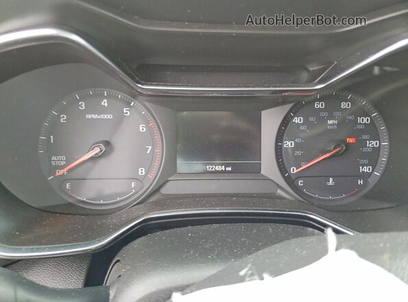 KL79MPSL6MB058777 2021 CHEVROLET TRAILBLAZER Gray Widok zestawu wskaźników
