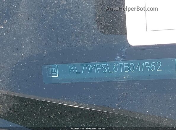 KL79MPSL6TB041962 2026 CHEVROLET TRAILBLAZER Green 