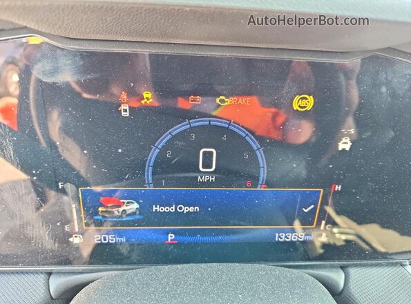 KL79MPSL7RB188591 2024 CHEVROLET TRAILBLAZER Red Вид щитка приладів
