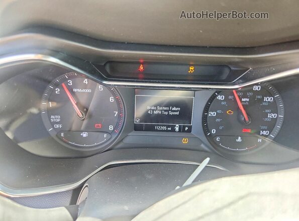 KL79MPSL8MB021939 2021 CHEVROLET TRAILBLAZER White Սարքավորումների վահանակի տեսք