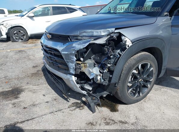 KL79MPSL8MB023044 2021 CHEVROLET TRAILBLAZER Gray წინა ხედი