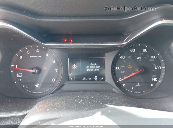 KL79MPSL8MB023044 2021 CHEVROLET TRAILBLAZER Gray უკანა სავარძლების ხედი