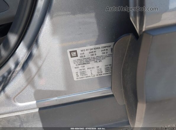 KL79MPSL8MB023044 2021 CHEVROLET TRAILBLAZER Gray ძრავის განყოფილების ხედი