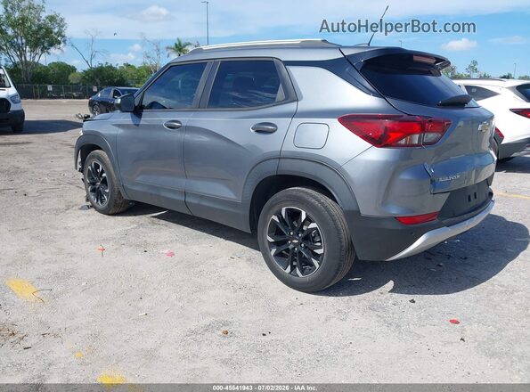 KL79MPSL8MB023044 2021 CHEVROLET TRAILBLAZER Gray უკანა მარცხენა