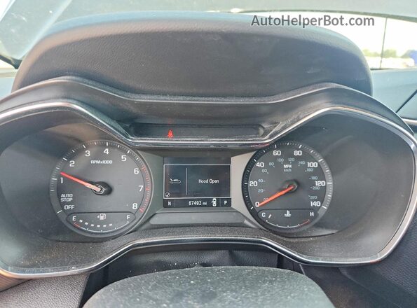 KL79MPSL8MB039521 2021 CHEVROLET TRAILBLAZER Black Սարքավորումների վահանակի տեսք