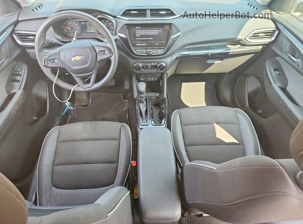 KL79MPSL8MB039521 2021 CHEVROLET TRAILBLAZER Black Առջևի վահանակի տեսք