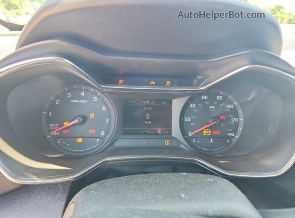 KL79MPSL8PB170968 2023 CHEVROLET TRAILBLAZER Черный Вид щитка приборов