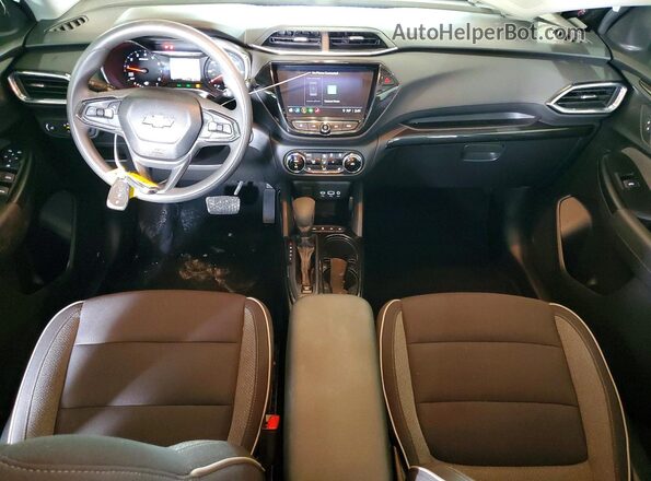 KL79MPSL9MB050821 2021 CHEVROLET TRAILBLAZER Black Widok deski rozdzielczej