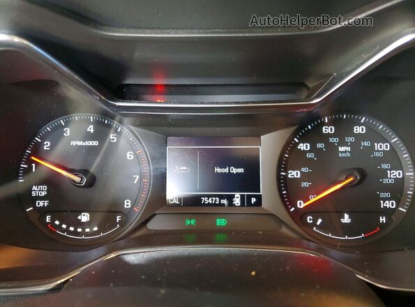 KL79MPSL9MB050821 2021 CHEVROLET TRAILBLAZER Black Widok zestawu wskaźników