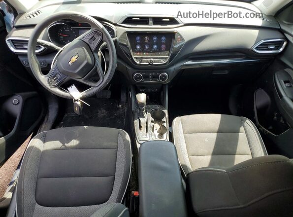 KL79MPSL9MB095161 2021 CHEVROLET TRAILBLAZER Blue Dashboard view