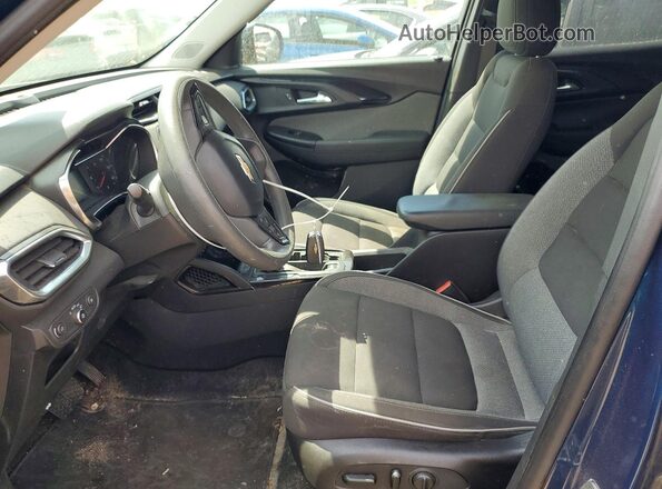 KL79MPSL9MB095161 2021 CHEVROLET TRAILBLAZER Blue Front interior view