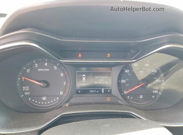 KL79MPSL9MB095161 2021 CHEVROLET TRAILBLAZER Blue Instrument cluster view