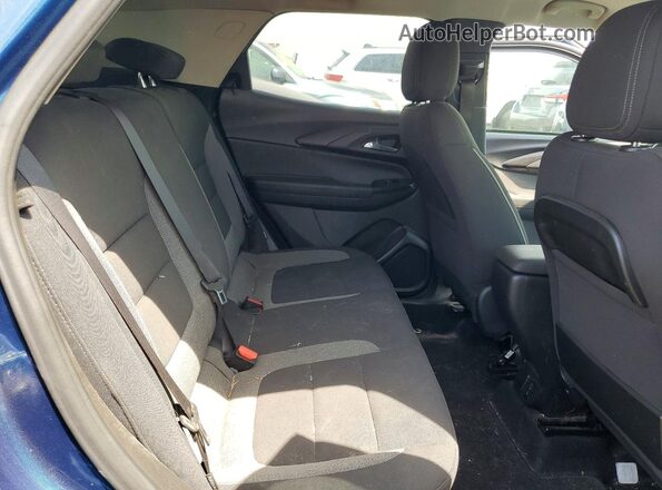 KL79MPSL9MB095161 2021 CHEVROLET TRAILBLAZER Blue Rear seats view