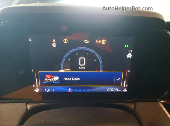 KL79MPSL9SB191157 2025 CHEVROLET TRAILBLAZER Black Սարքավորումների վահանակի տեսք