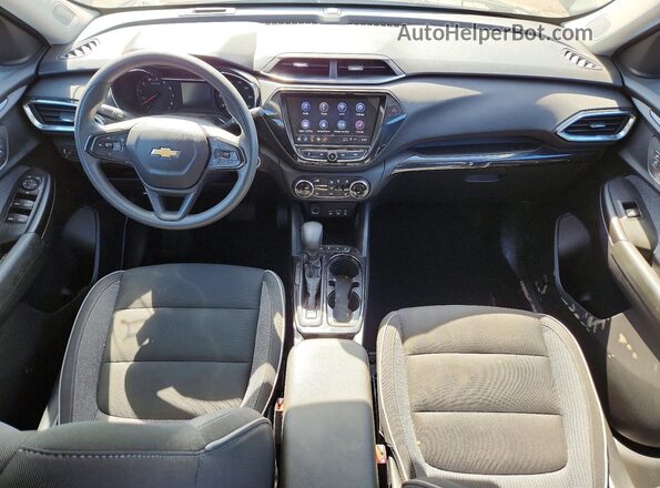 KL79MPSLXMB102036 2021 CHEVROLET TRAILBLAZER Black წინა პანელის ხედი
