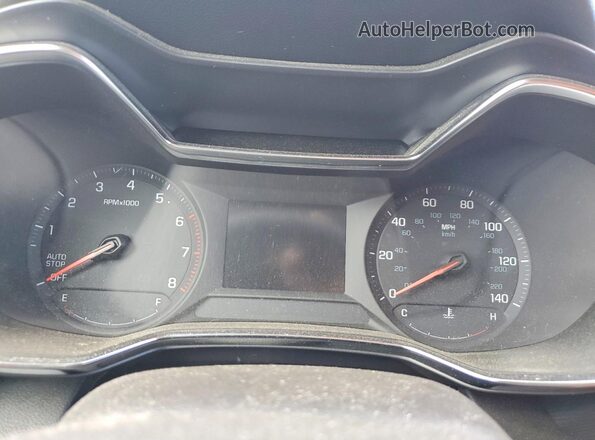 KL79MPSLXMB102036 2021 CHEVROLET TRAILBLAZER Black ხელსაწყოთა პანელის ხედი