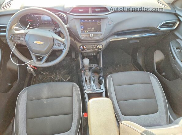 KL79MPSLXNB055964 2022 CHEVROLET TRAILBLAZER Коричневый Вид панели приборов