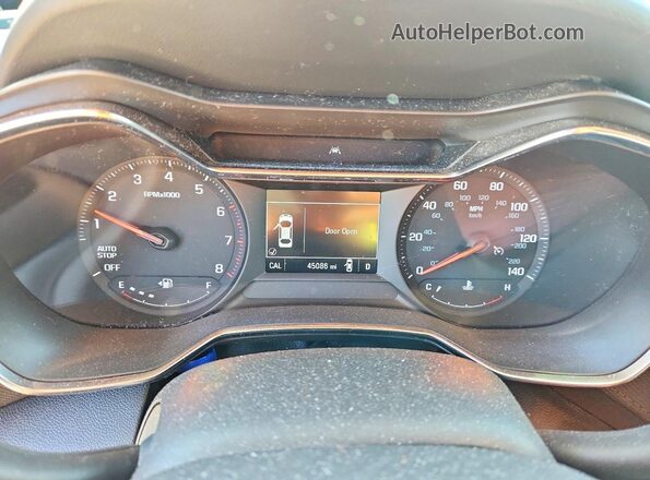 KL79MPSLXNB055964 2022 CHEVROLET TRAILBLAZER Коричневый Вид щитка приборов