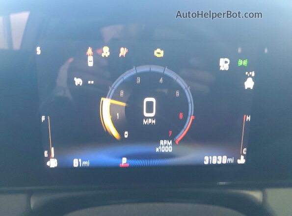 KL79MPSP0SB151553 2025 CHEVROLET TRAILBLAZER Black Instrument cluster view